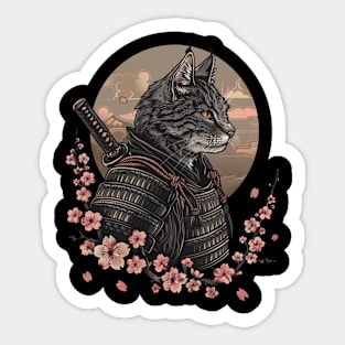 Cat Ninja Pursuit Meow Stealth Sticker